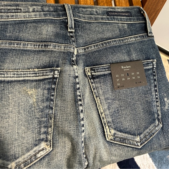 BRAND NEW w/TAGS ARITZIA CITIZENS OF HUMANITY ROCKET INDIE HR SKINNY ~ sz 24 - Picture 11 of 11